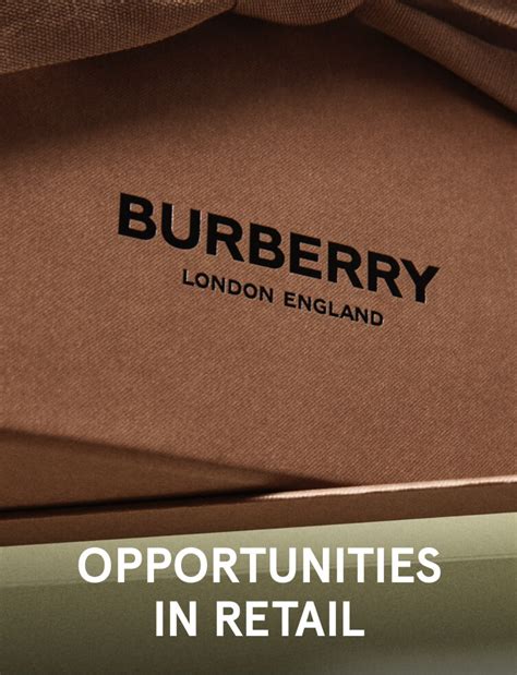 burberry careers export